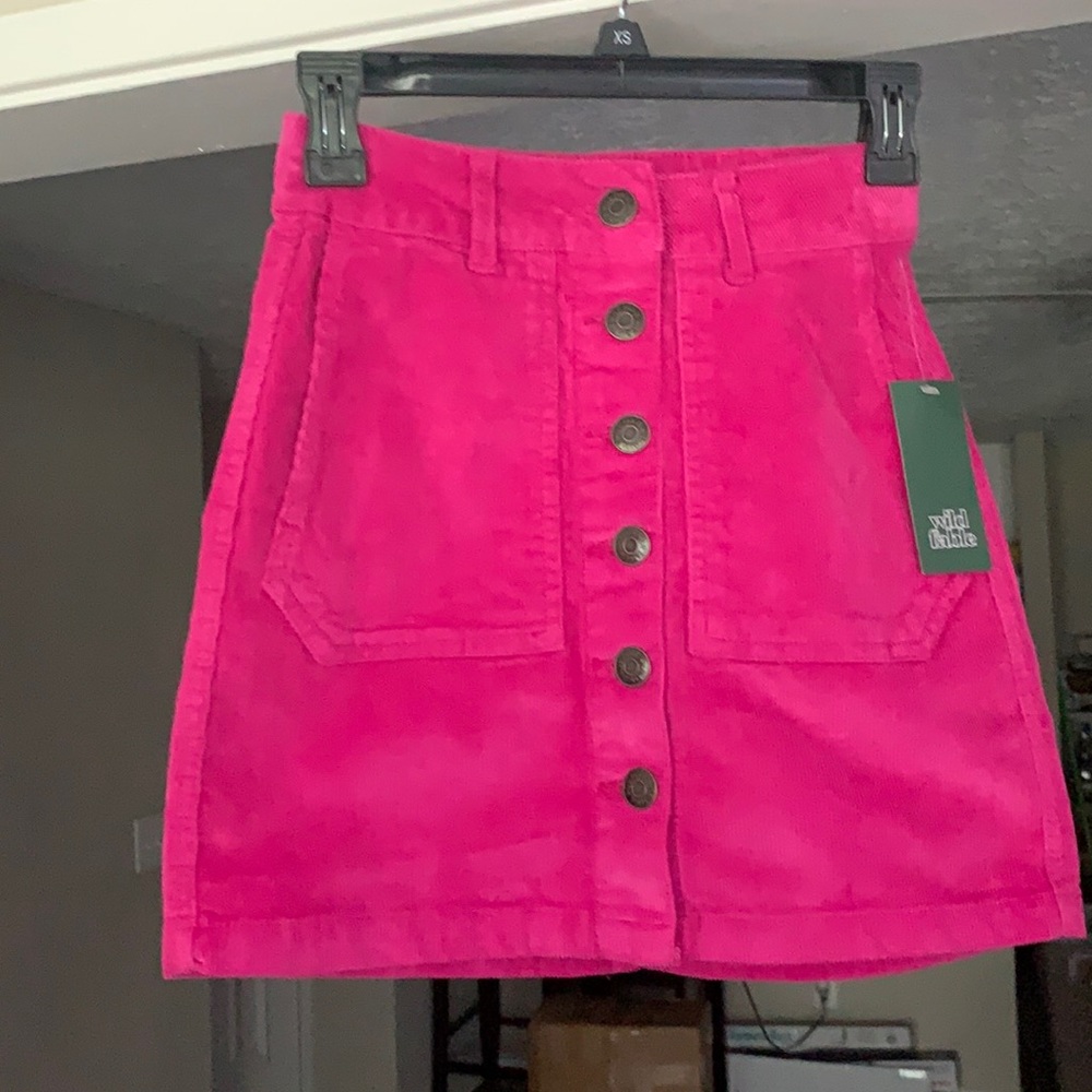 Fuchsia skirt
